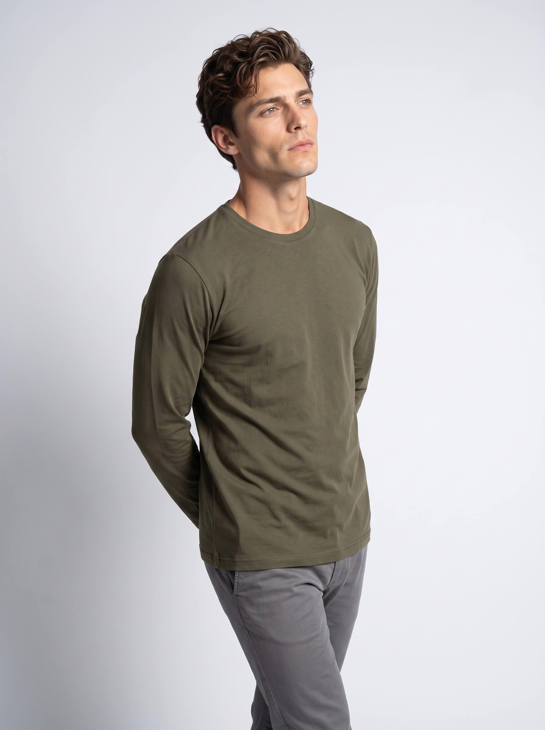 Markup Uomo Felpe & T-shirt T-Shirt Girocollo Manica Lunga Jersey