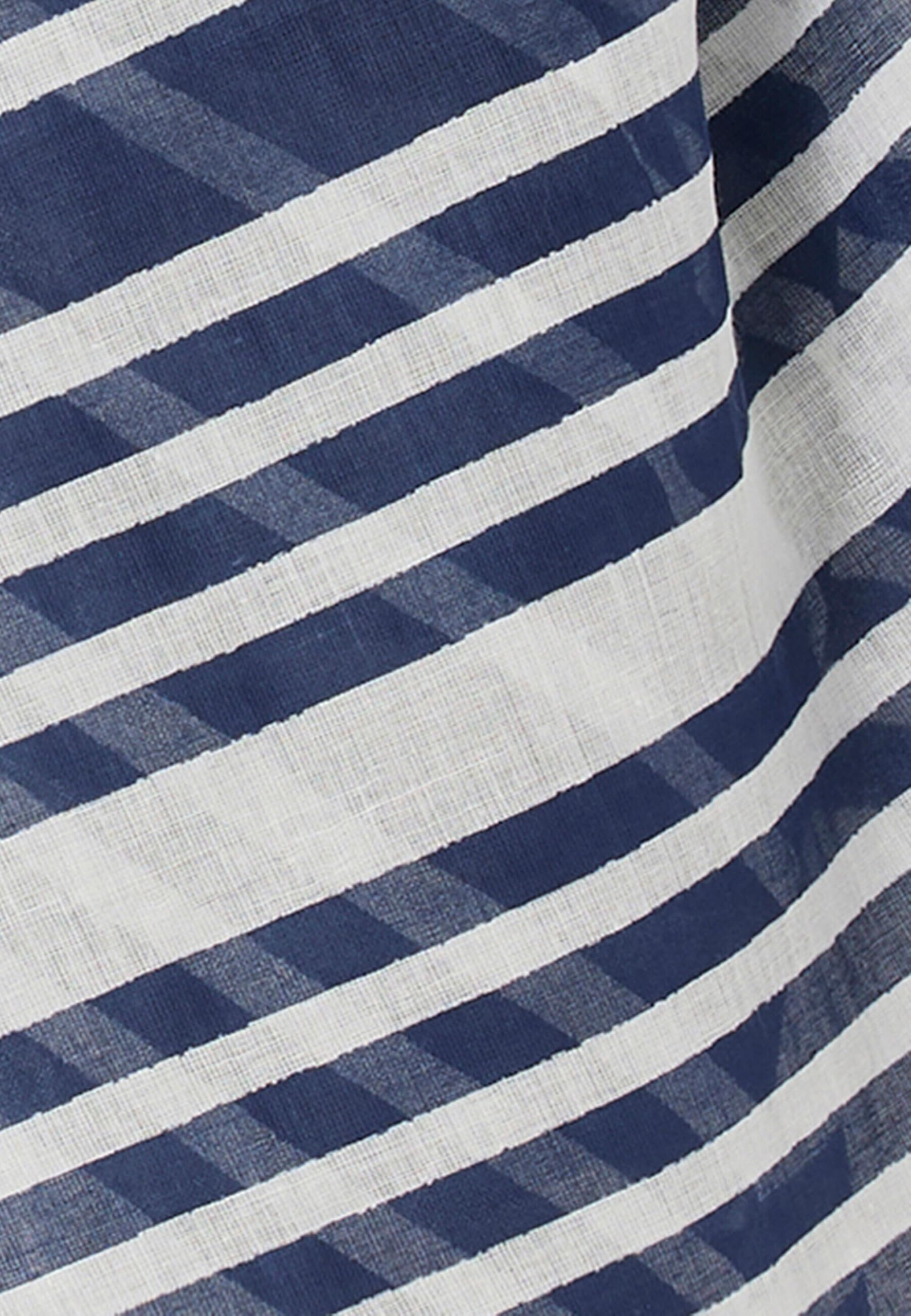 Damart Accessori sciarpa puro cotone blu a righe 180 x 100 cm