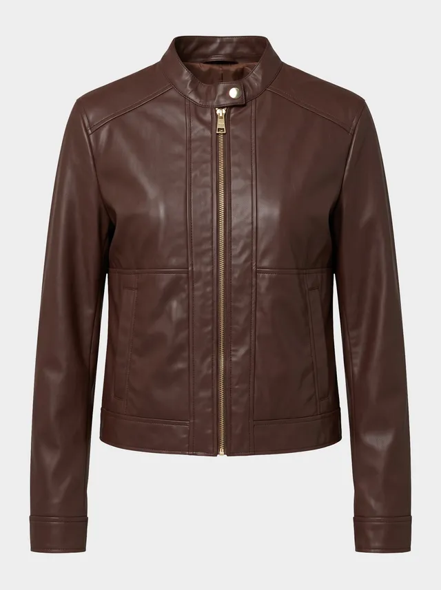 Markup Donna Giacche & Giubbotti Giubbino biker in similpelle