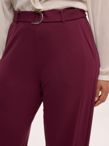 Fiorella Rubino Pantaloni Pantaloni Wide Leg con Cintura ad Anello Pantaloni XL Plus