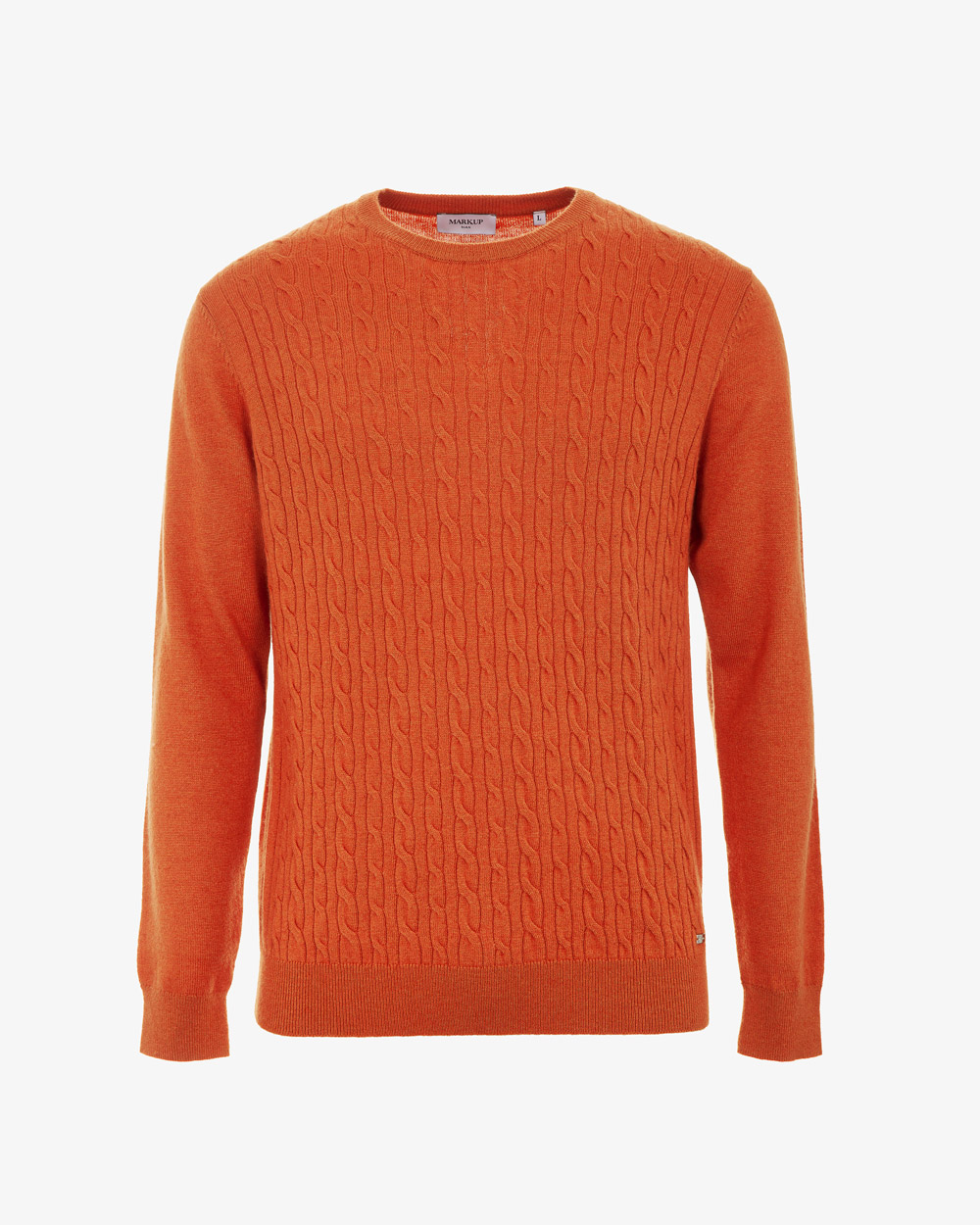 Markup Uomo Maglieria Girocollo trecce lana cashmere maglione