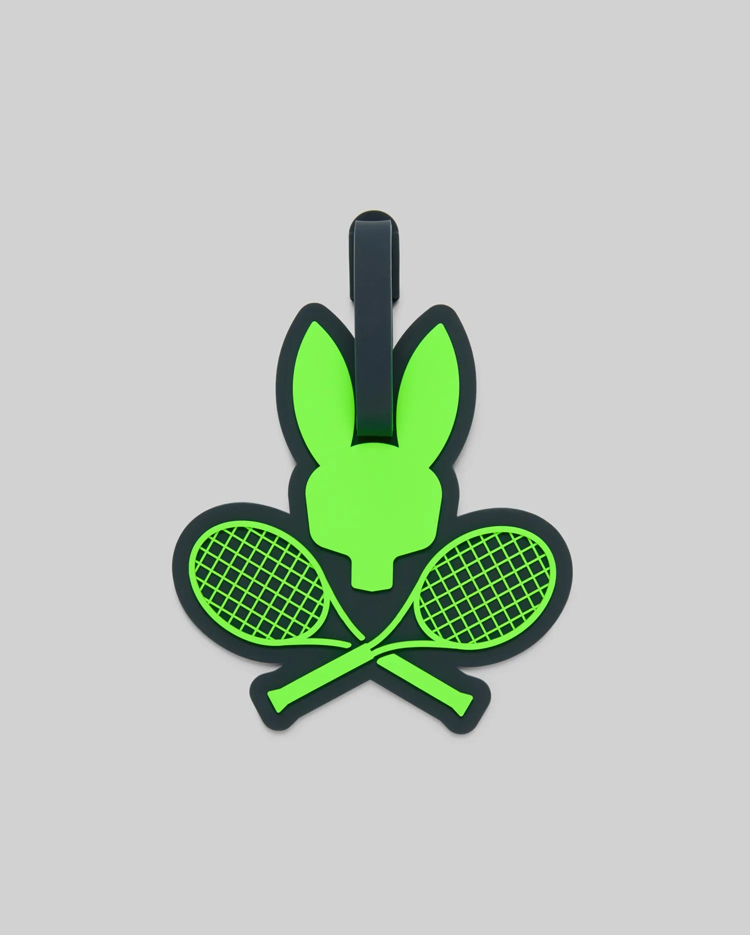 Psycho Bunny Accessories Racket Bunny portanome valigia verde silicone
