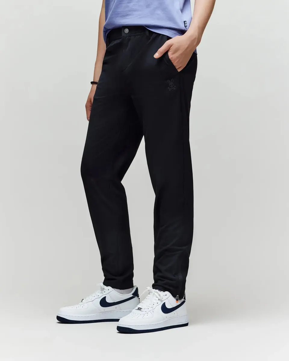 Psycho Bunny Kids Bottoms Mathieu Commuter Pant KB0600002 pantaloni neri