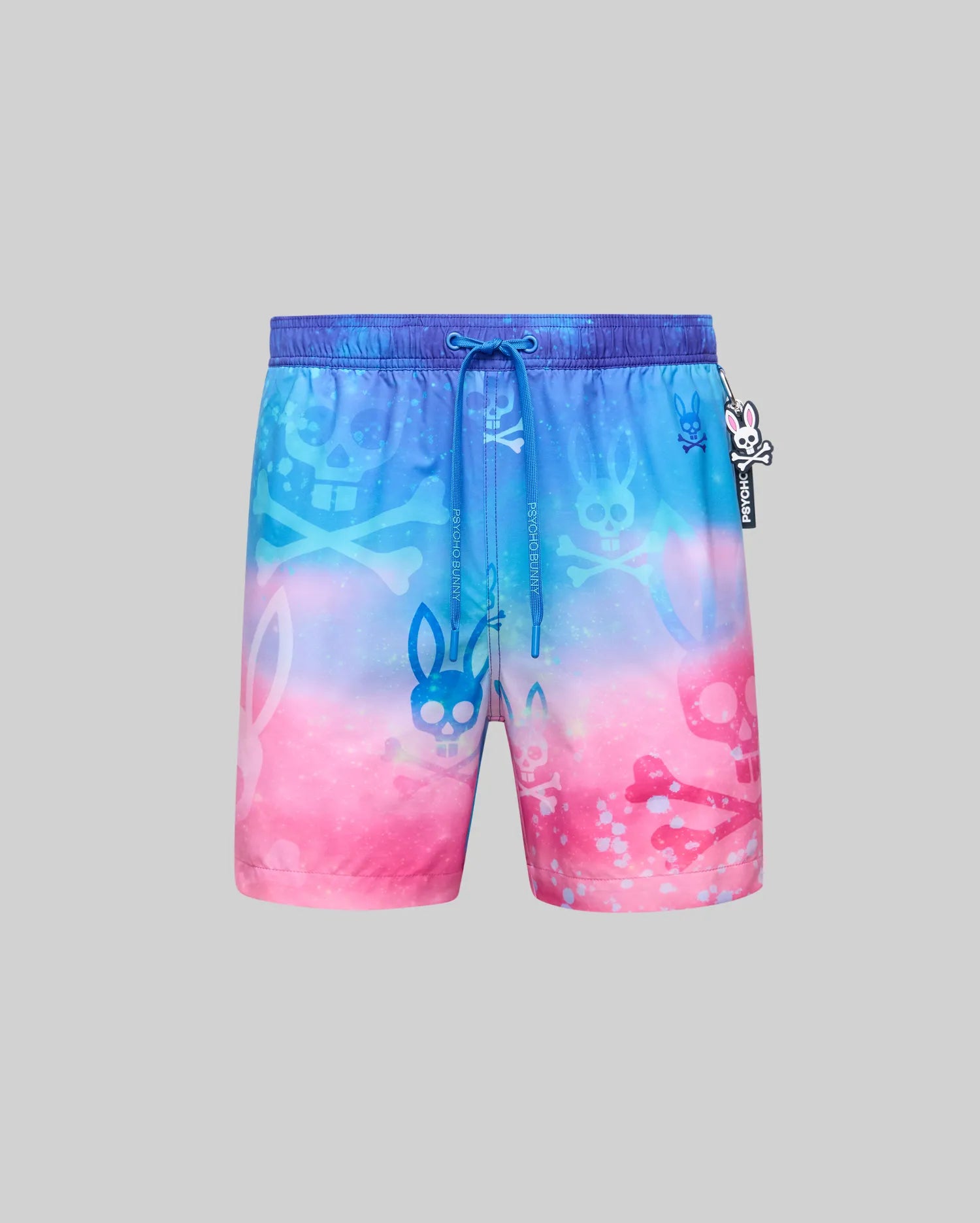 Psycho Bunny Men's Swimwear Caspian Swim Trunk 6" costume Begonia Pink XXS-XXXL asciugatura rapida