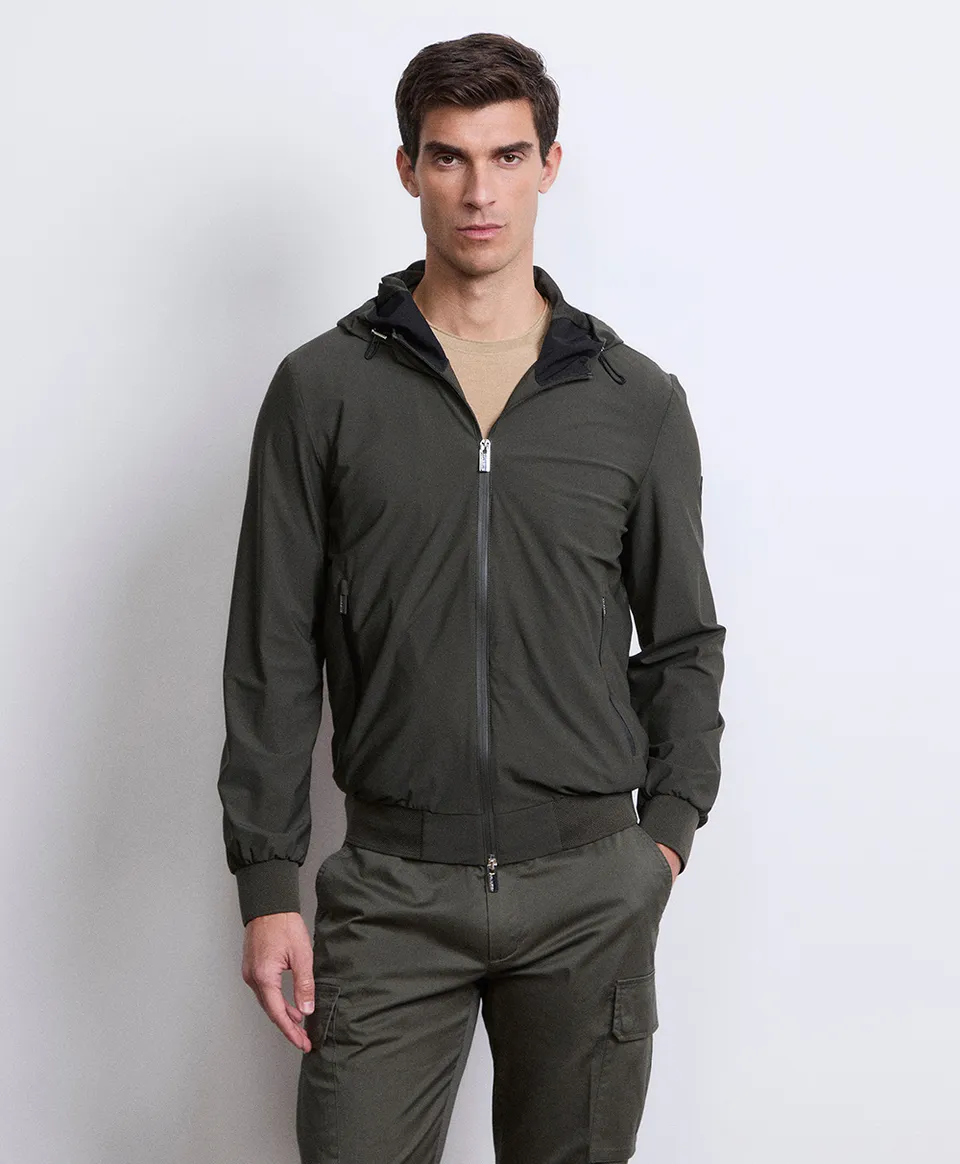 Markup Uomo Giacche & Giubbotti Giubbotto cappuccio softshell stretch