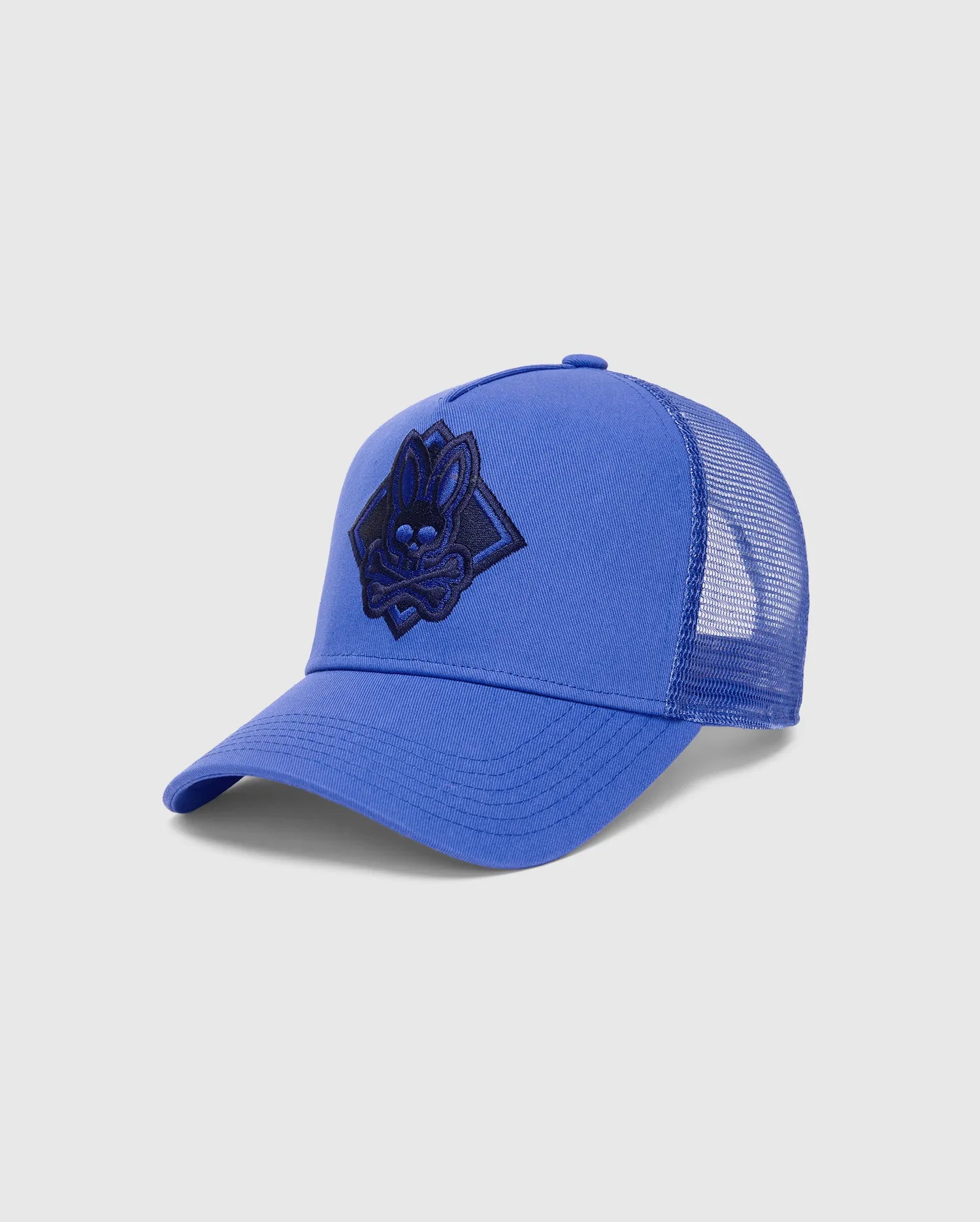 Psycho Bunny Kids Accessories Tobias Trucker Cap cappellino blu regolabile