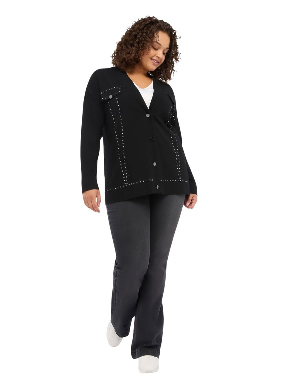 Fiorella Rubino Maglie e felpe Cardigan con Borchie M Plus