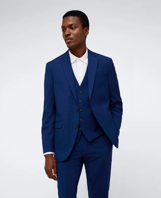 Kenneth Cole Reaction Ready Flex Suit Separate Jacket giacca abito blu slim fit