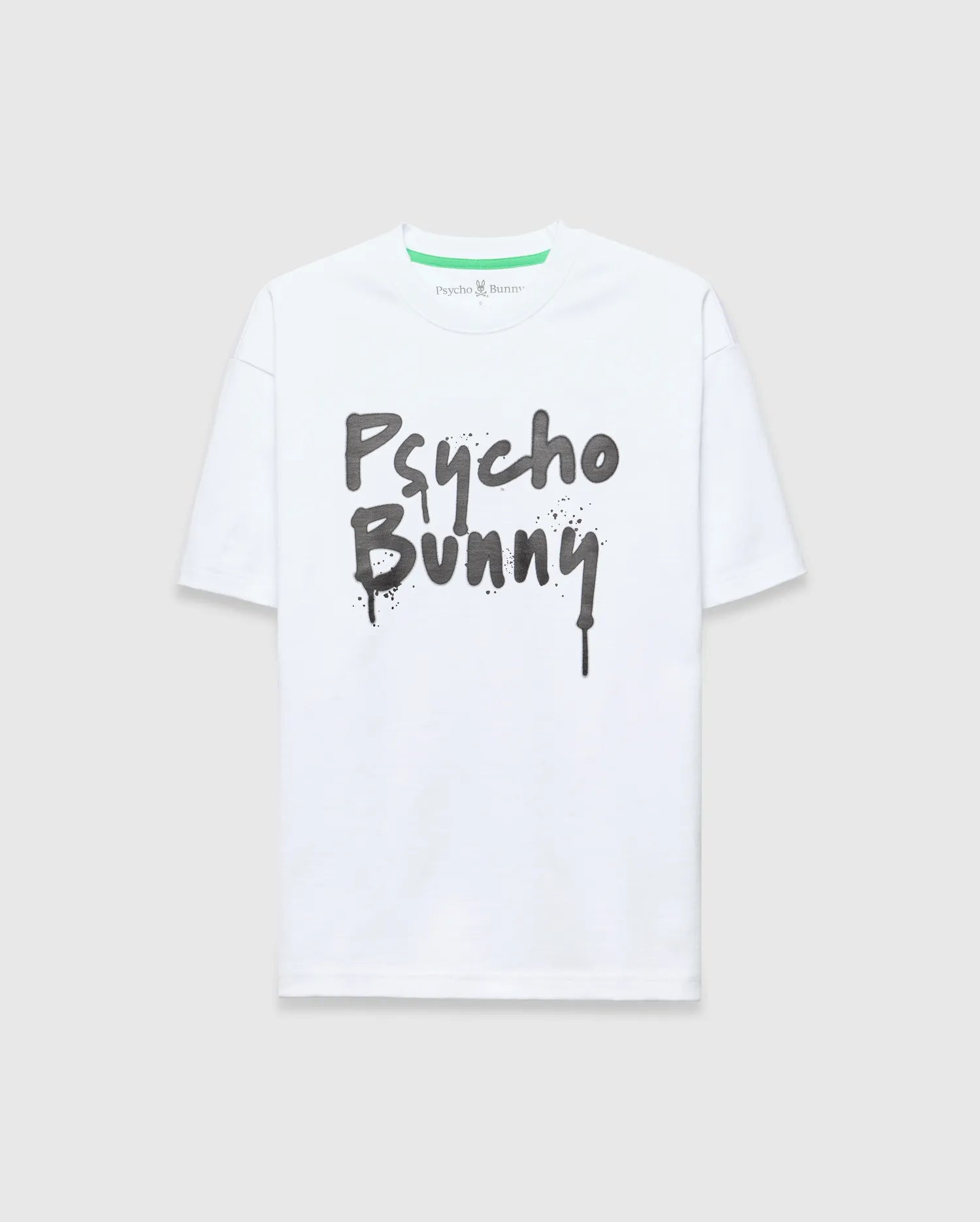 Psycho Bunny Men's Tees MENS DUNCAN OVERSIZED TEE - MT0200312 t-shirt bianca oversize