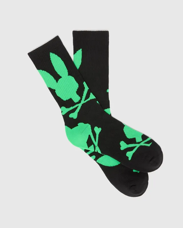 Psycho Bunny Accessories Big Bunny Sport Socks calzini neri