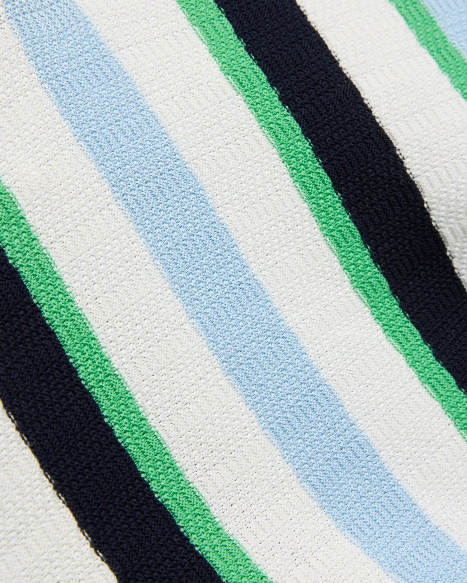 Psycho Bunny Men's Polos Wren Striped Knit Polo polo blu a righe in cotone