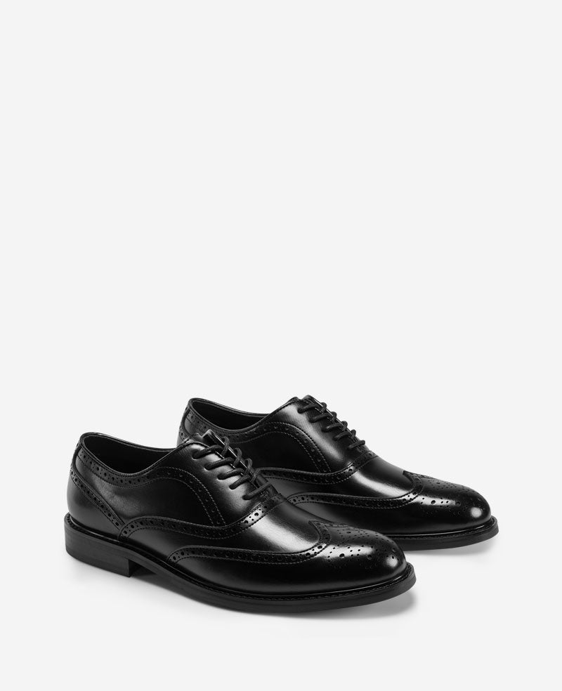 Kenneth Cole Reaction Shoes REACTION - Lance Wingtip Brogue Oxford scarpe nere