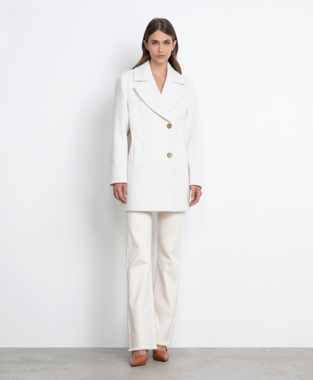 Markup Donna Cappotti Cappotto tessuto diagonale cappotto donna