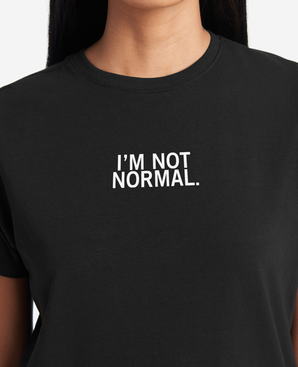 Kenneth Cole Reaction Clothing Site Exclusive! I'm Not Normal T-Shirt maglietta nera XXL