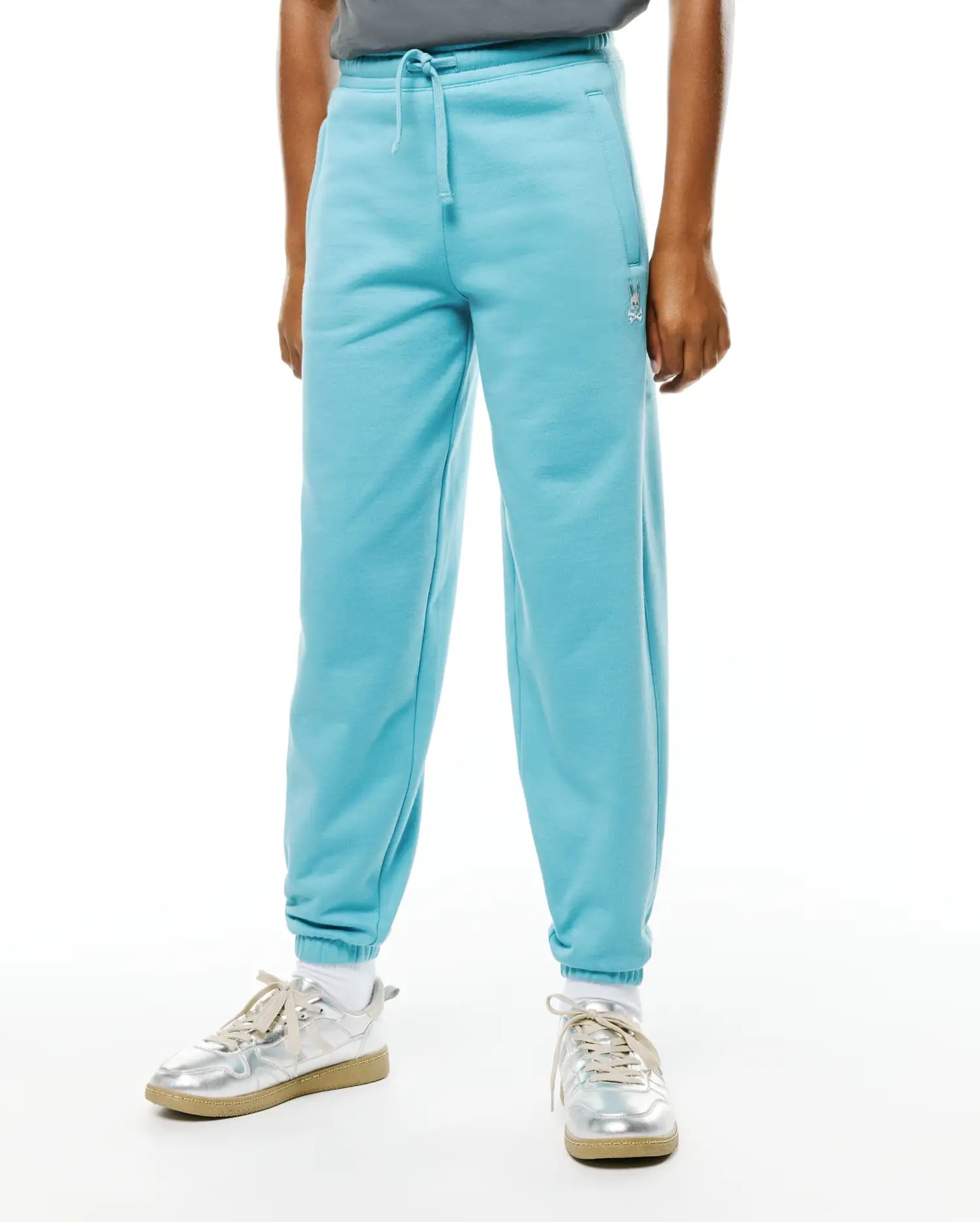 Psycho Bunny Kids Bottoms KIDS' TERRENCE FLEECE JOGGERS - KB0800037 joggers blu