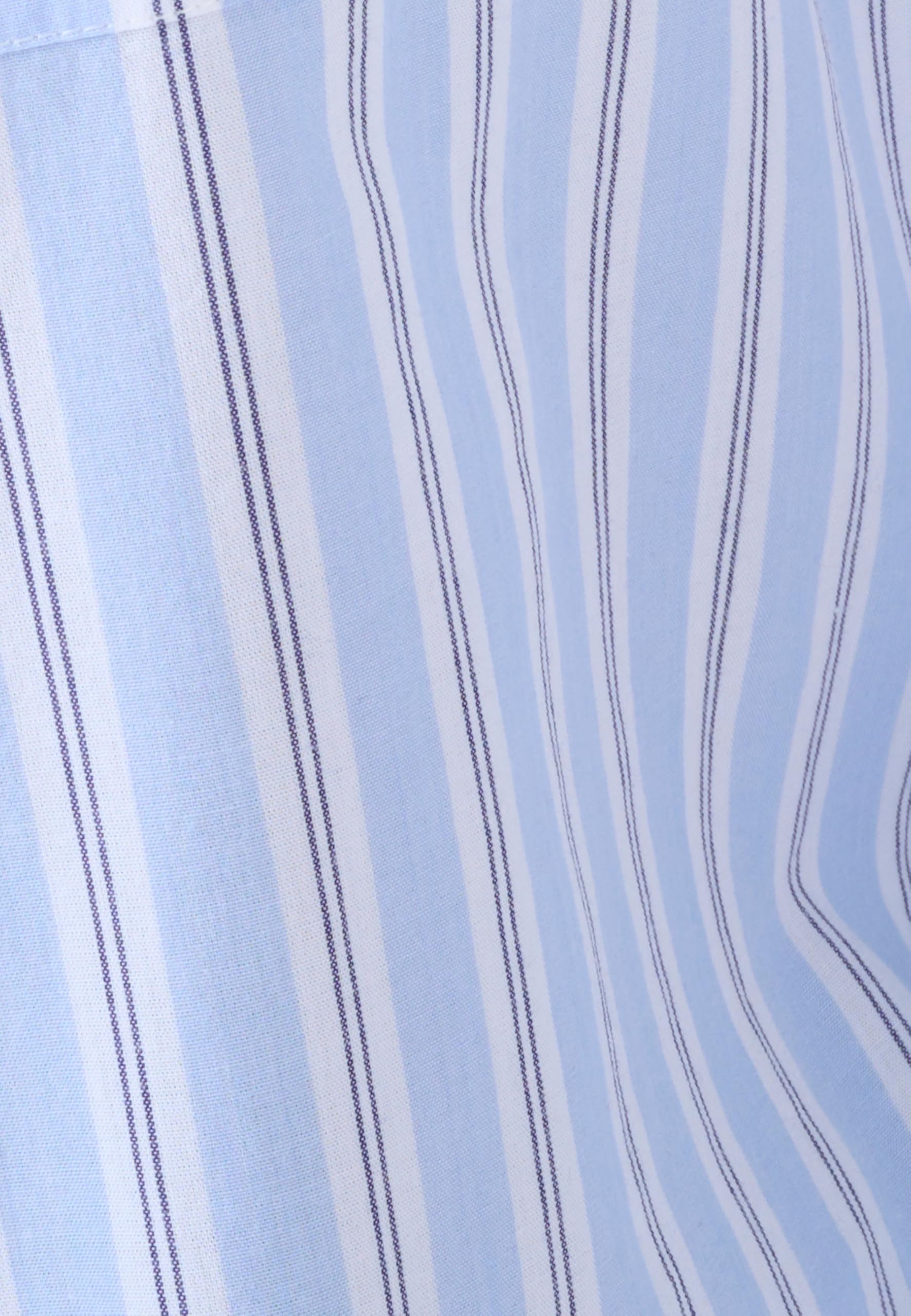 Damart Prêt-à-porter Camicetta a righe in popeline camicia taglie 48, 50, 56 in cotone biologico