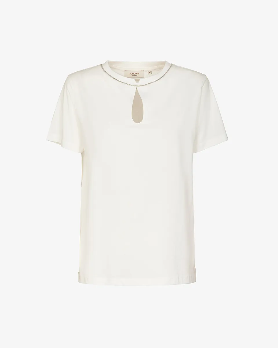 Markup Donna T-Shirt & Felpe T-Shirt con applicazione allo scollo
