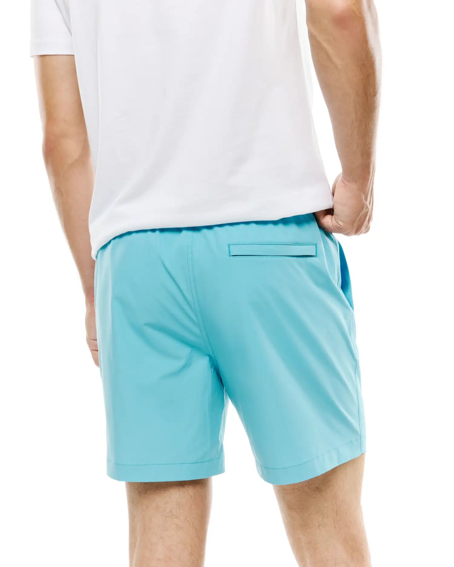 Psycho Bunny Men's Swimwear Samos B6W453F200 boxer mare 6″ blu
