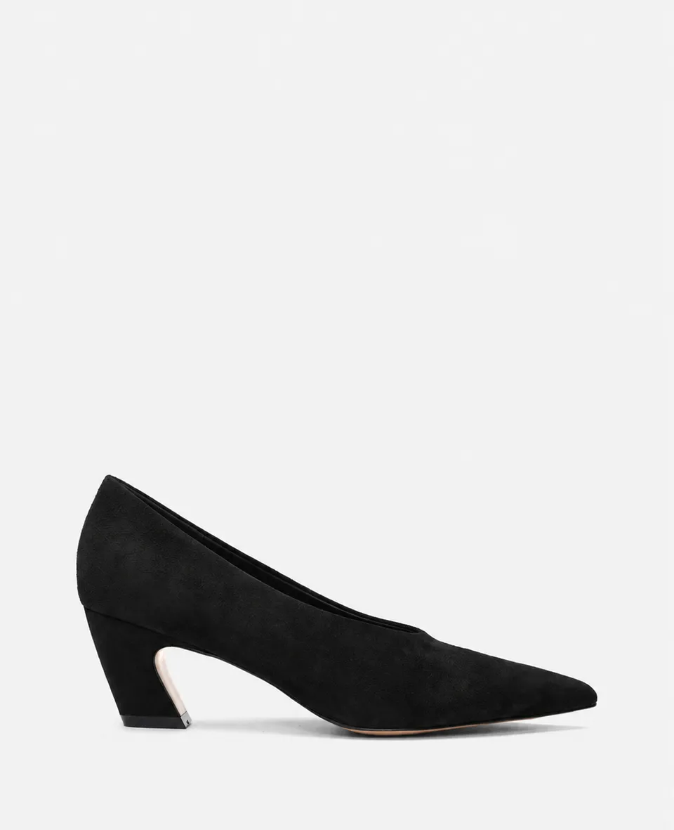 Kenneth Cole Reaction Shoes Ophelia Kid Suede Heel décolleté nere