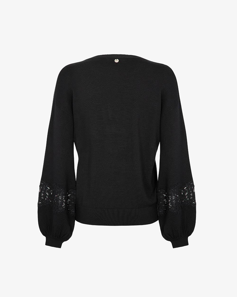Markup Donna Maglieria Girocollo in viscosa con pizzo maglia