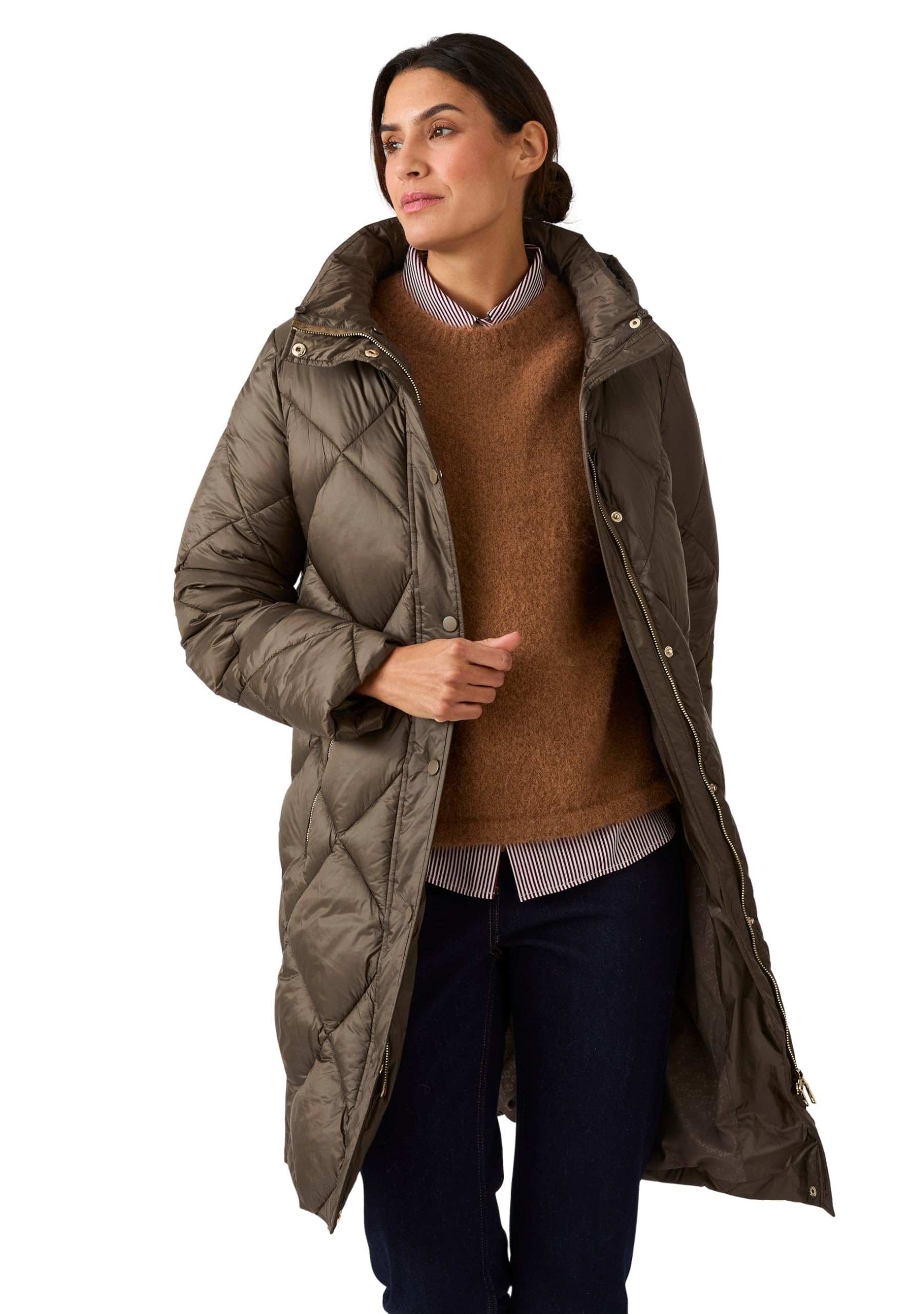 Damart Thermolactyl Cappotto da donna 38-40 parka idrorepellente