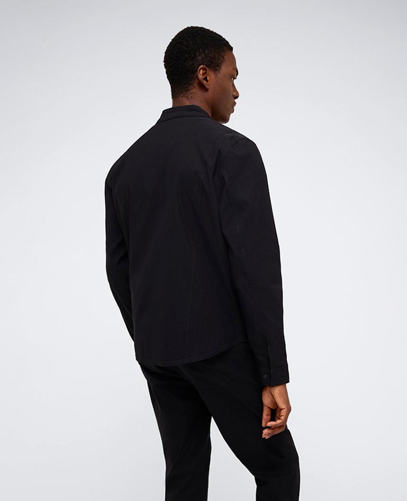 Kenneth Cole Reaction Clothing Simplified Utility Jacket giacca nera leggera