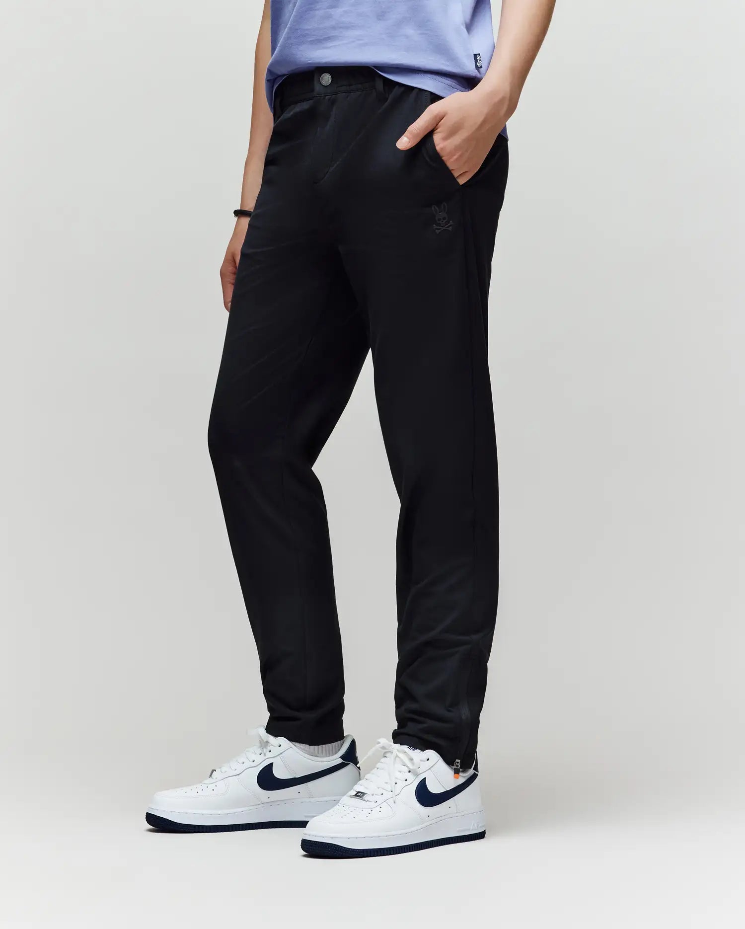 Psycho Bunny Kids Bottoms Mathieu Commuter Pant KB0600002 pantaloni neri