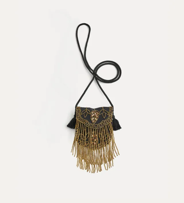 Forte borse e cinture borsa a tracolla Queen’s Beads oro