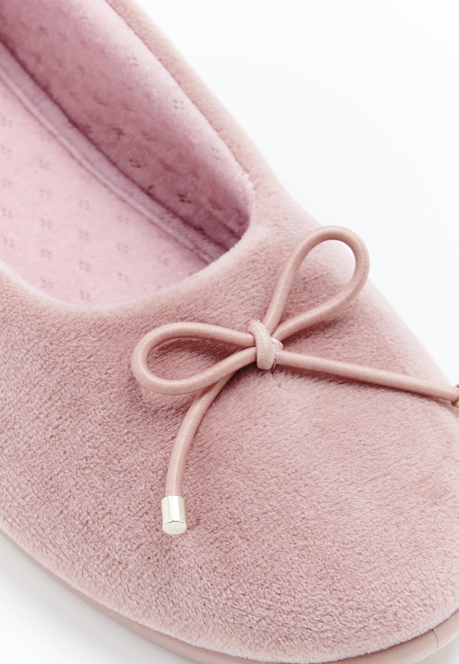 Damart Calzature ballerine donna rosa antico in velluto