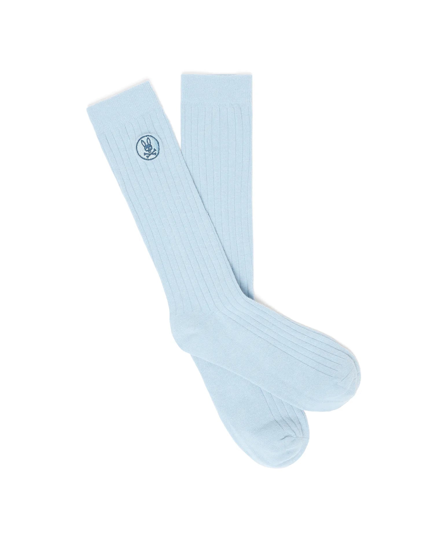 Psycho Bunny Accessories Mens Nathaniel Dress Sock calze blu cotone