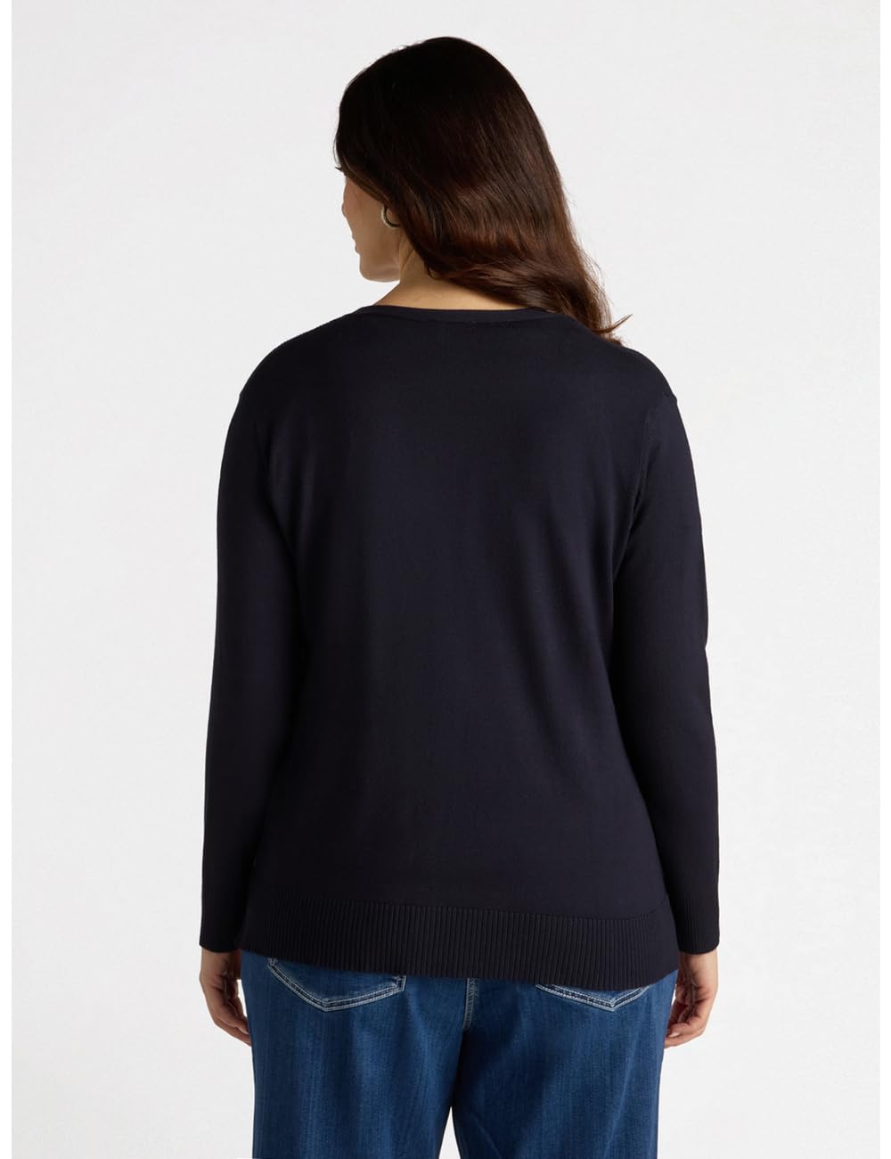 Fiorella Rubino Maglie e felpe Cardigan Scollo a V con Viscosa LENZING ECOVERO S Plus
