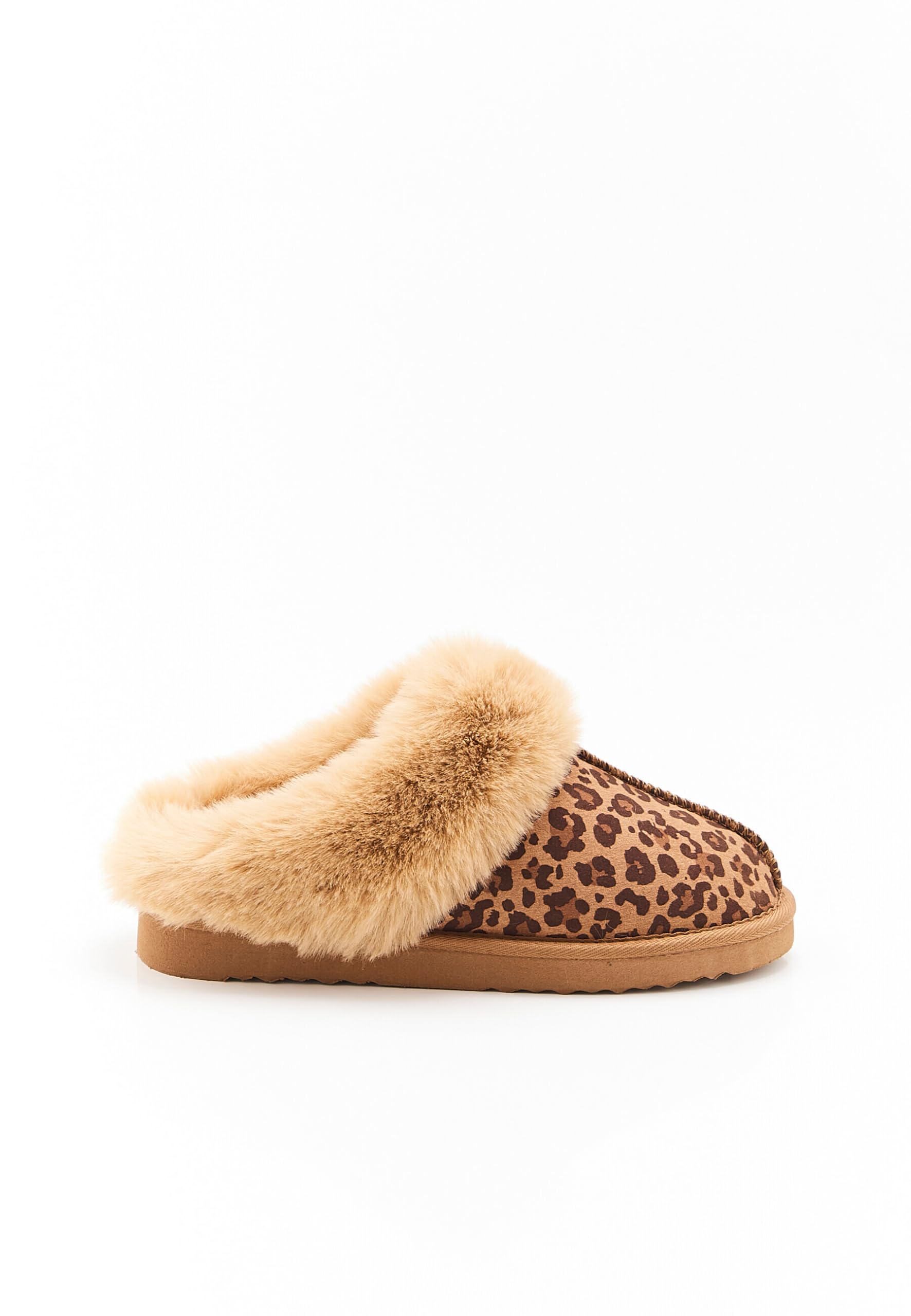 Damart Calzature Mules Thermolactyl donna marrone animalier taglia 36 pelliccia
