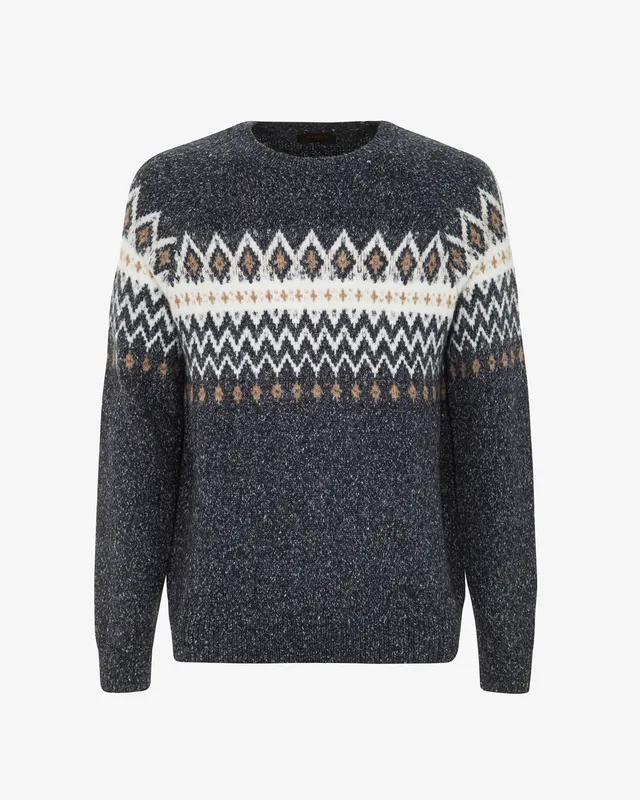 Markup Uomo Maglieria Girocollo disegno jacquard maglione