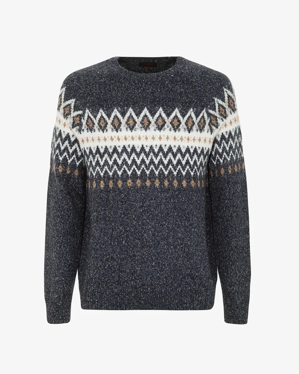 Markup Uomo Maglieria Girocollo disegno jacquard maglione