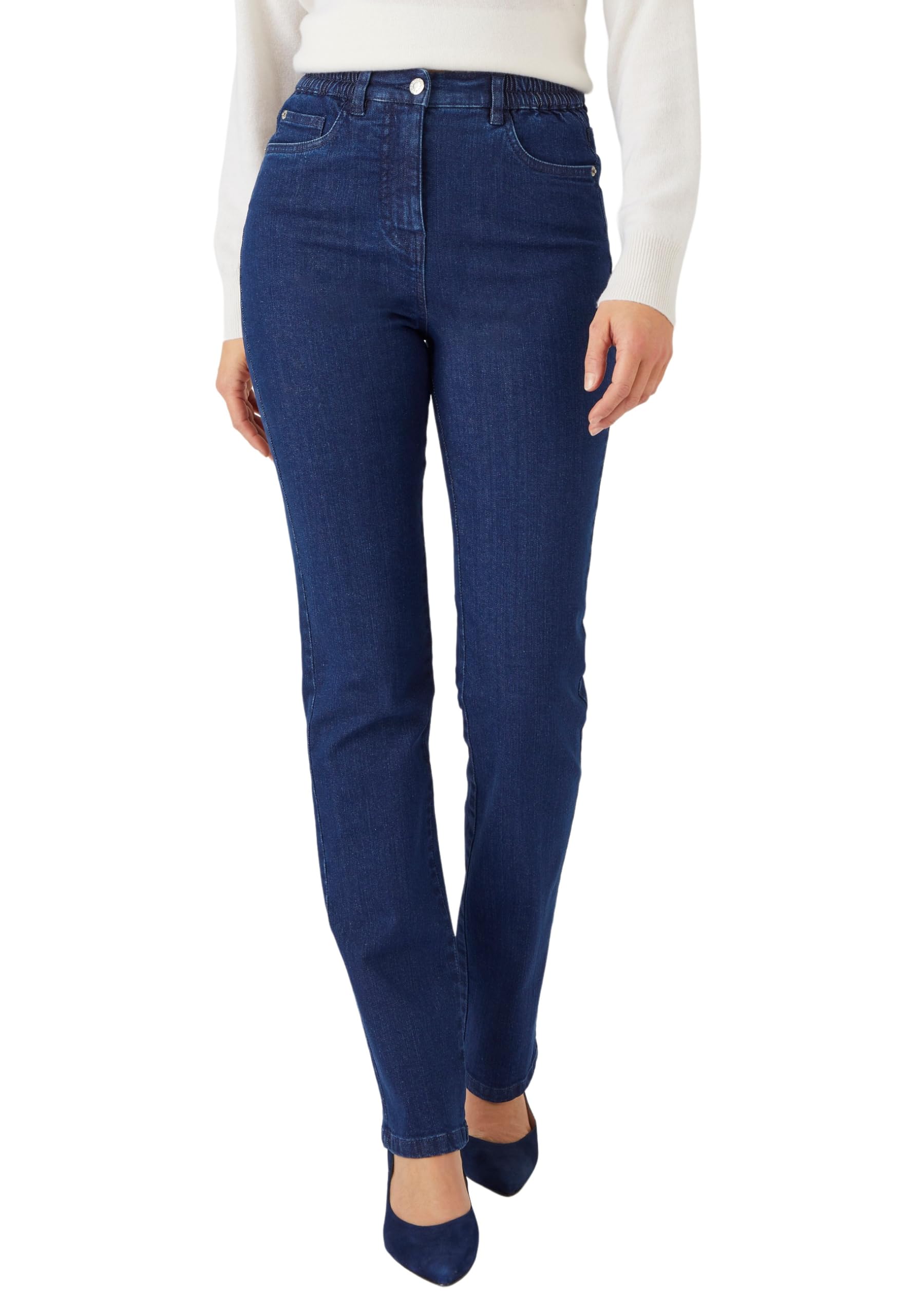 Damart Prêt-à-porter Jeans 5 Tasche 3 Stature jeans Blu Denim Medio 40