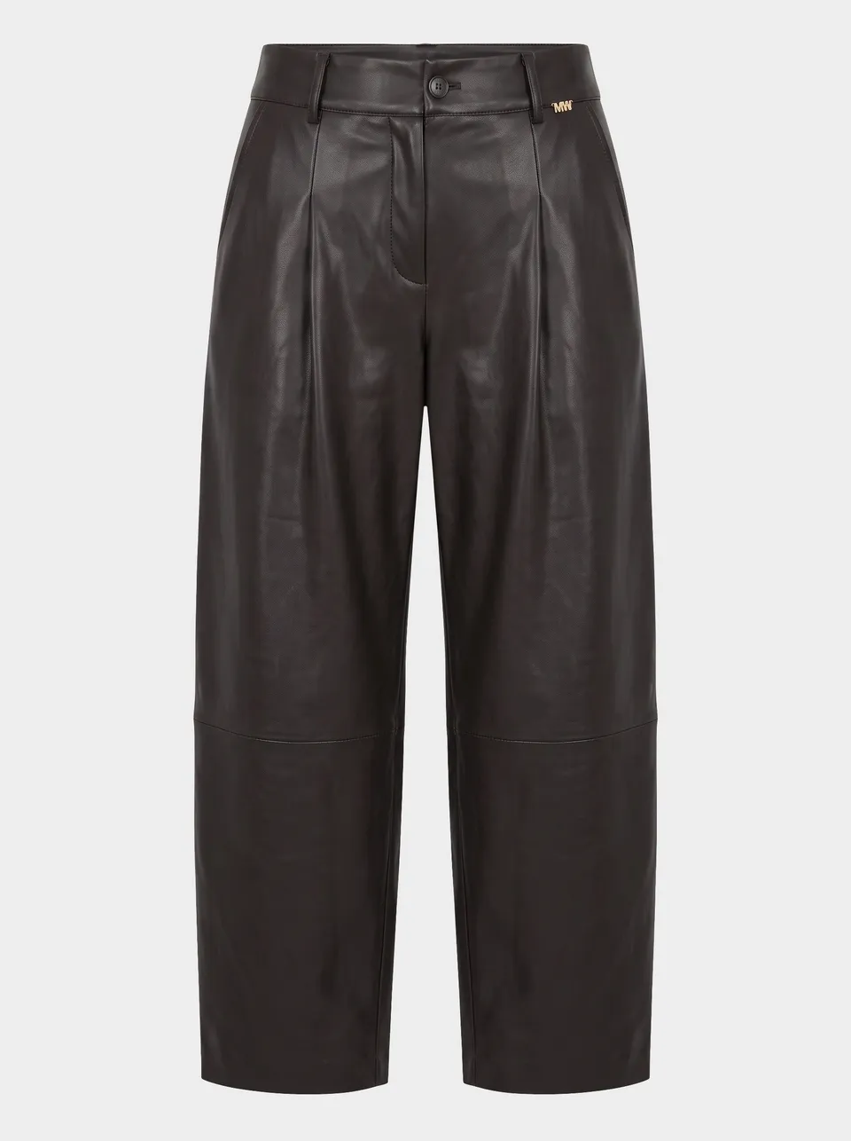 Markup Donna Jeans & Pantaloni Pantalone balloon in similpelle pantalone similpelle