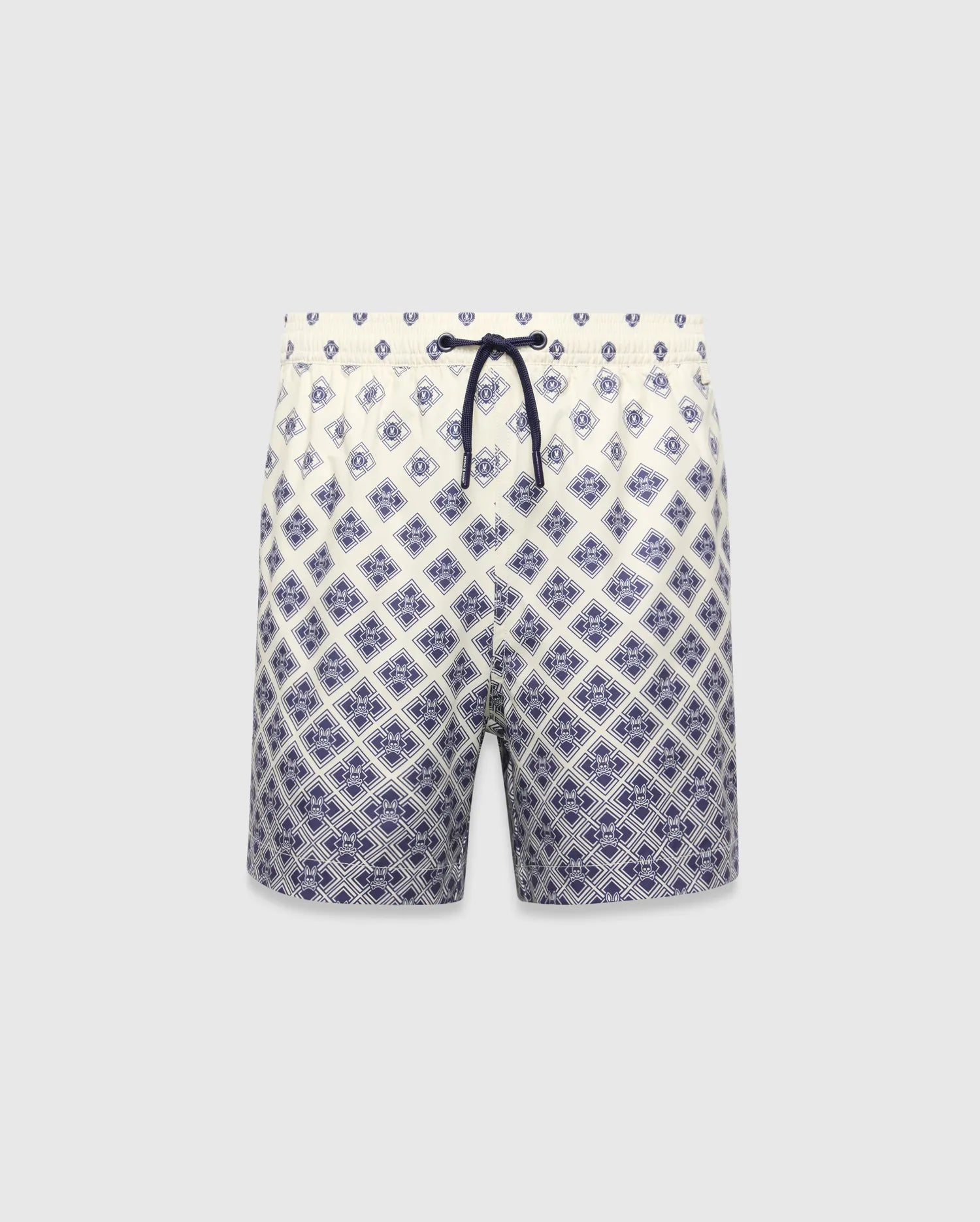 Psycho Bunny Kids Swimwear Tobias Swim Trunk 6 KB1000054 costume bianco 6 pollici