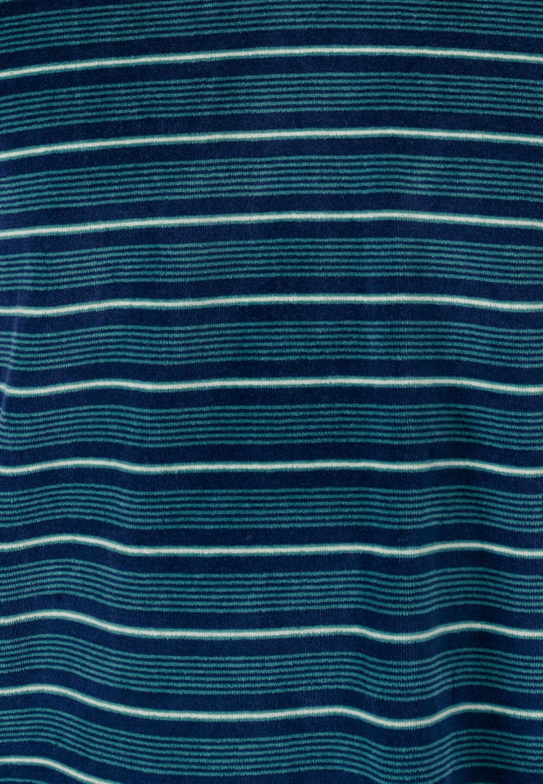 Damart Homewear pigiama uomo scollo a V a righe velluto blu scuro S