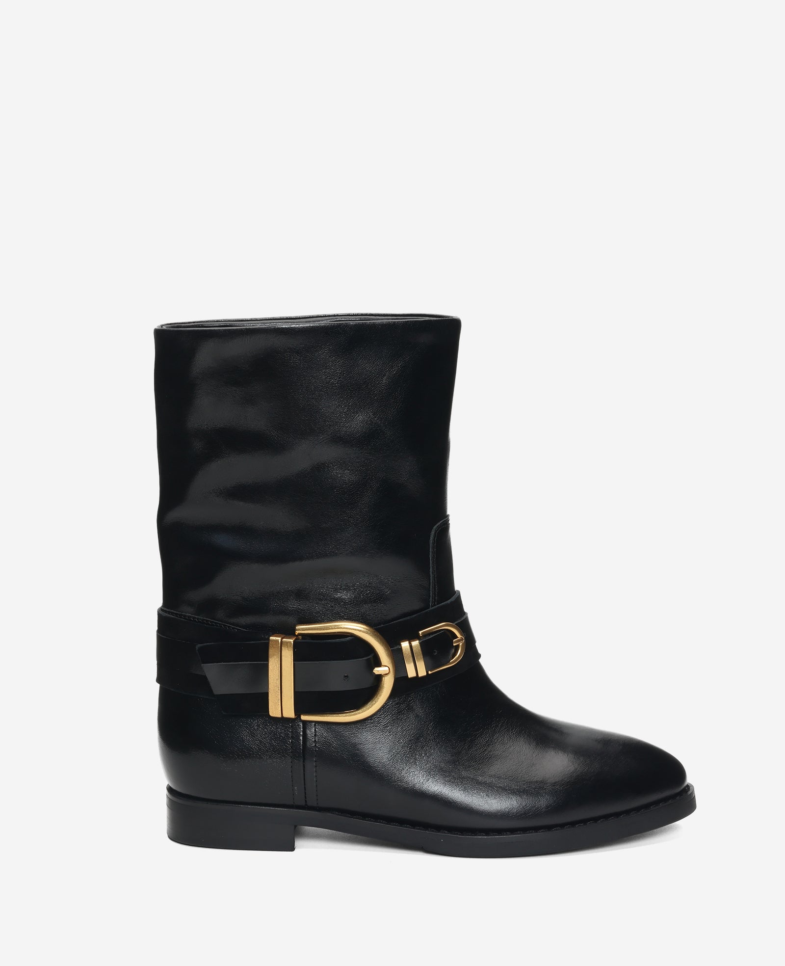 Kenneth Cole Reaction Shoes Nico Leather Boot stivale nero donna pelle