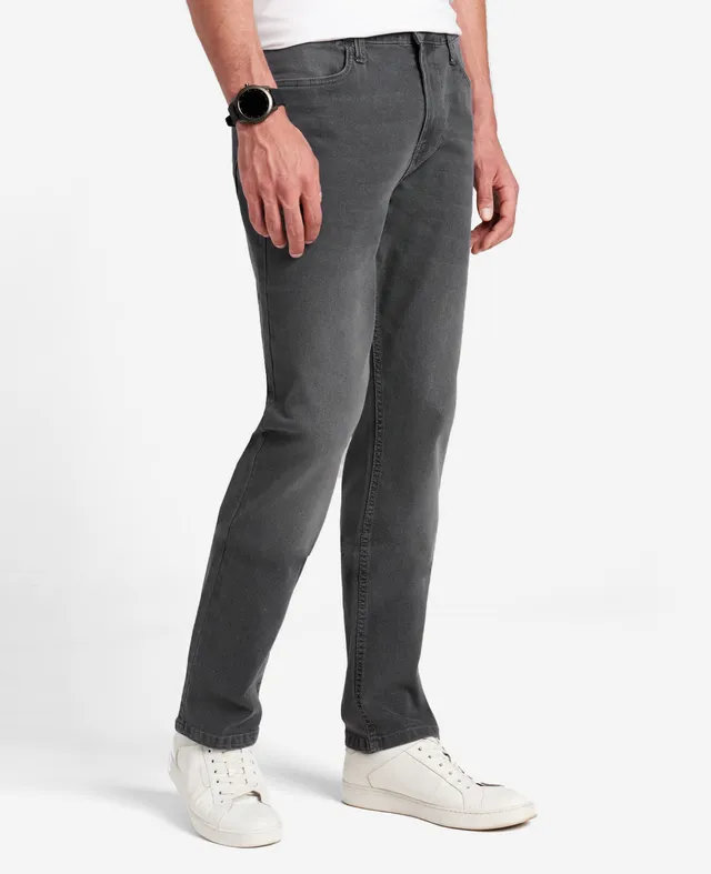 Kenneth Cole Reaction Clothing Athletic-Fit Recycled Stretch Denim Jean jeans grigi elasticizzati