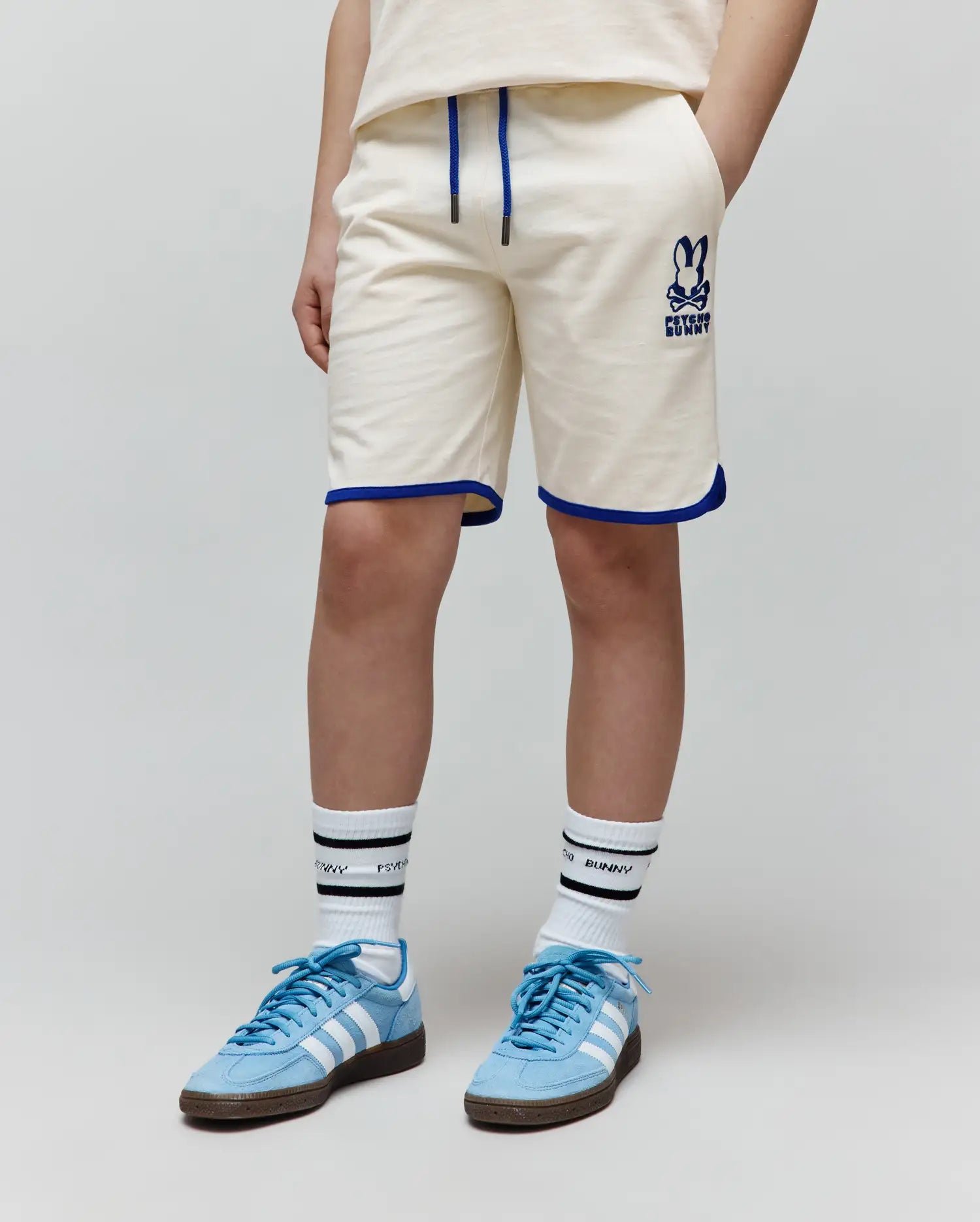 Psycho Bunny Kids Bottoms Toby Short 3 1/2"–7 1/4" KB0900025 Shorts bianchi cotone