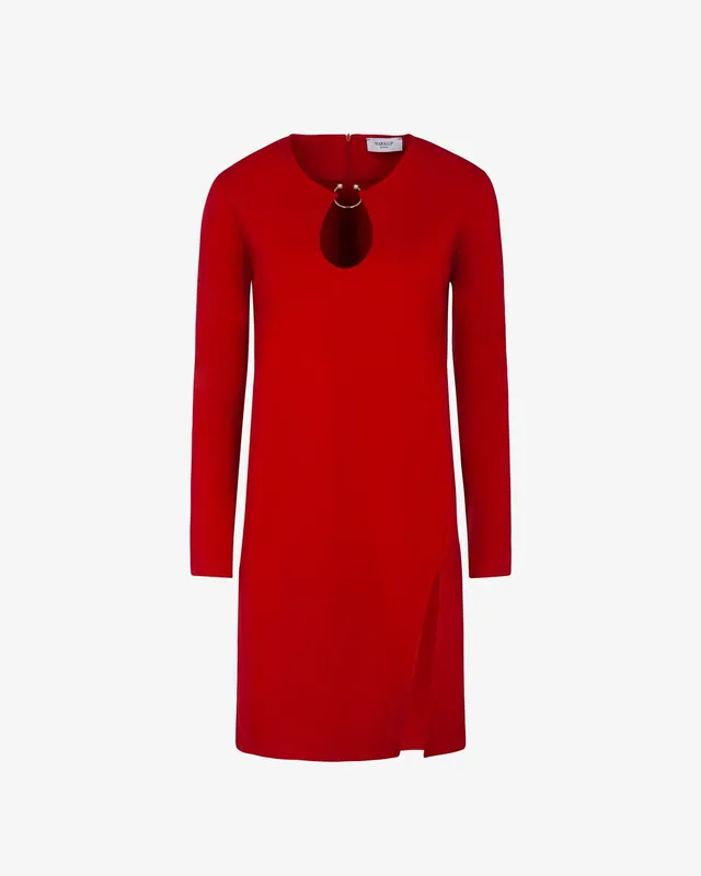 Markup Donna Vestiti Abito tubino con spacco donna