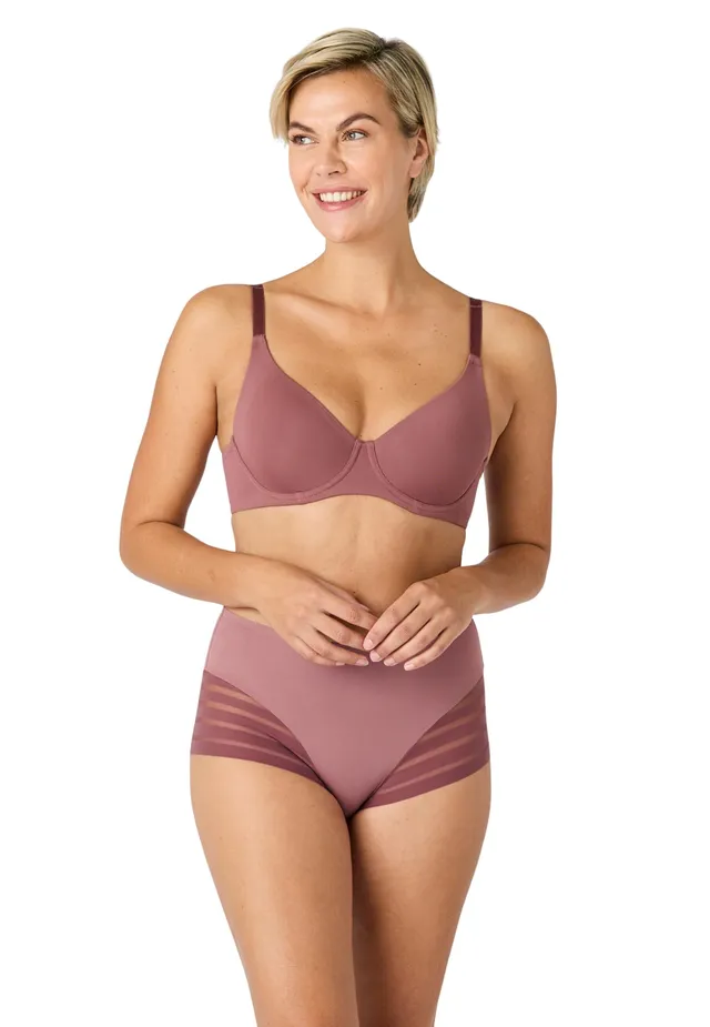 Damart Biancheria intima reggiseno con ferretto coppe modellate 2B rosa vinaccia