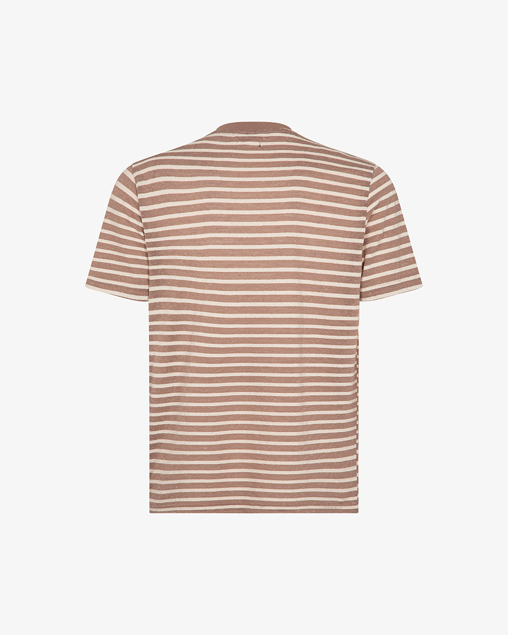 Markup Uomo Maglieria Girocollo misto lino rigato maglia uomo