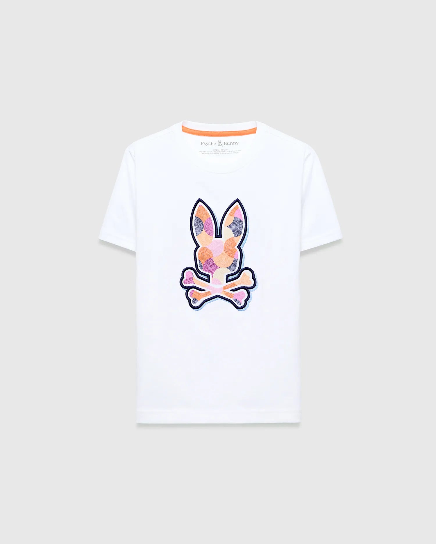 Psycho Bunny Kids Tees KIDS ETHAN GRAPHIC TEE - KT0200189 T-shirt bianca