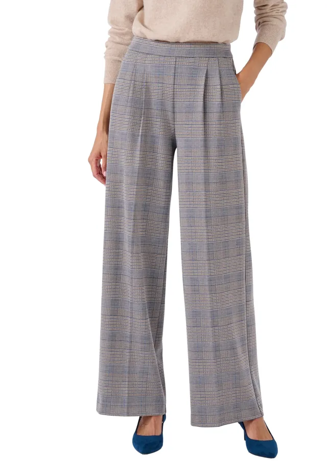 Damart Prêt-à-porter pantaloni gamba larga taglia 40 in maglia Milano