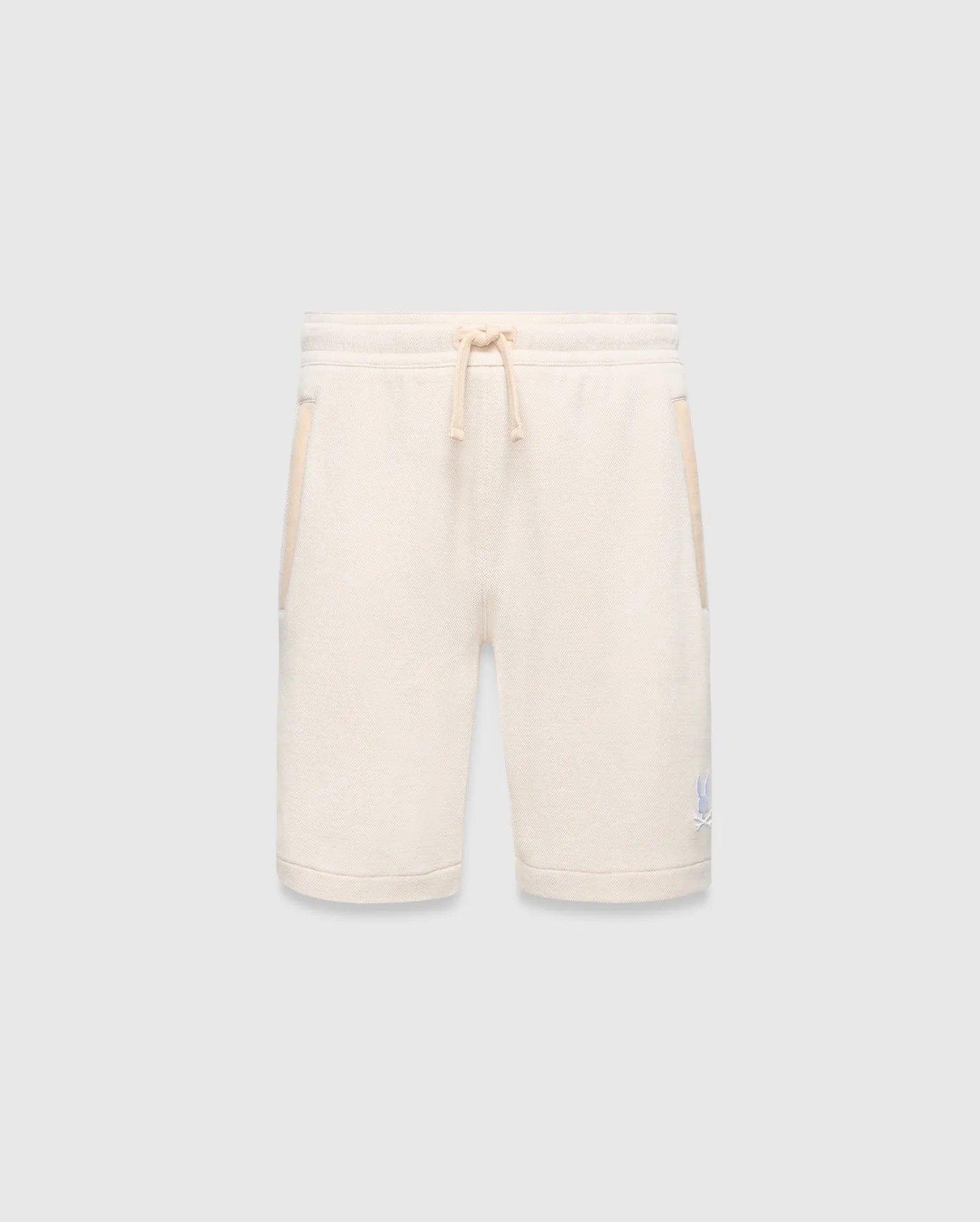 Psycho Bunny Kids Bottoms Keith short bambino beige in cotone