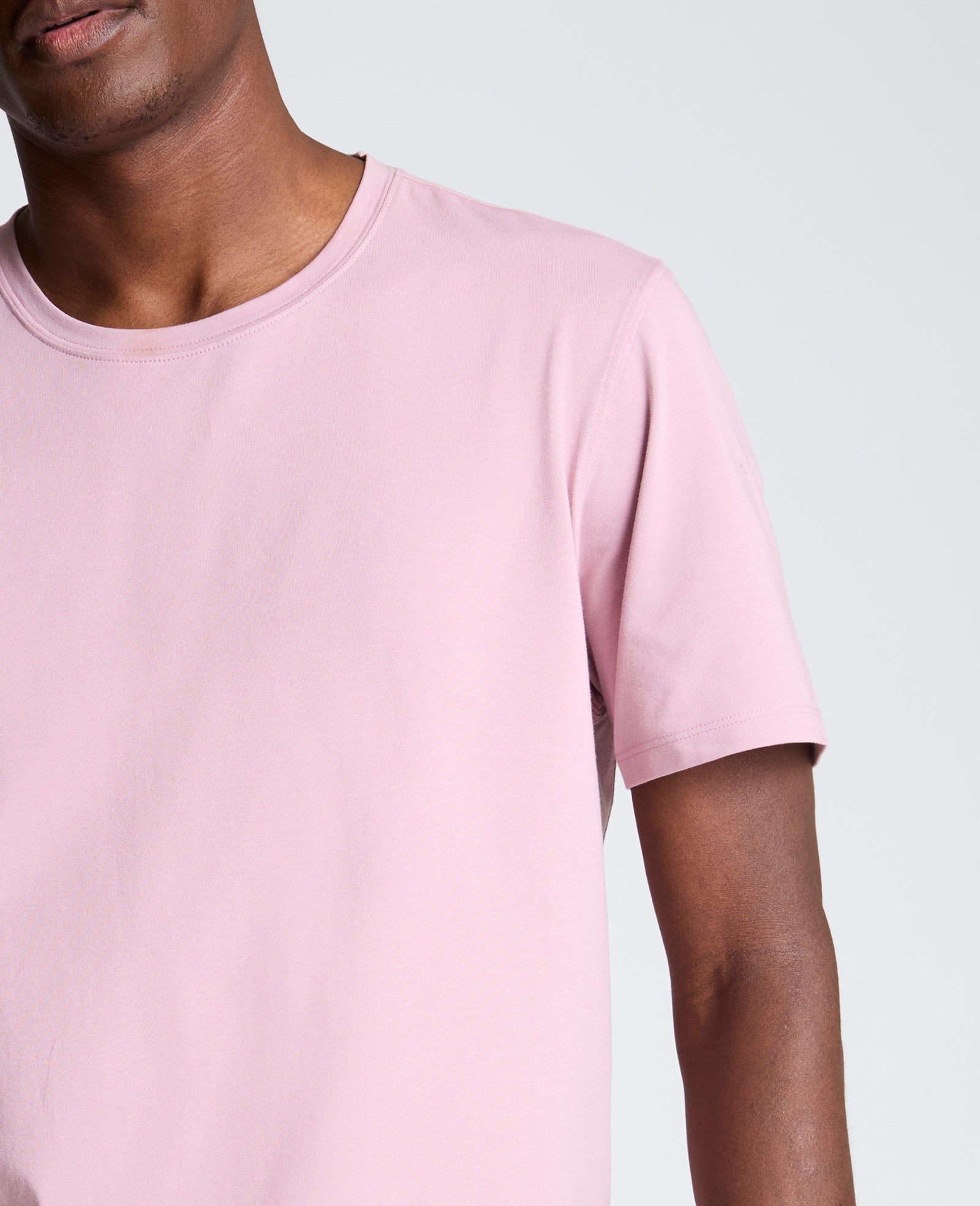 Kenneth Cole Reaction Clothing Performance Crew Neck T-Shirt maglietta girocollo mauve S-XXL stretch