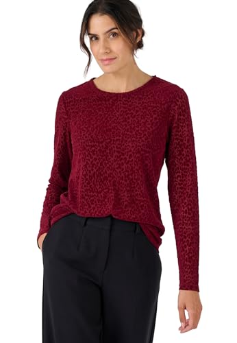 Damart Prêt-à-porter maglietta a maglia effetto dévoré donna