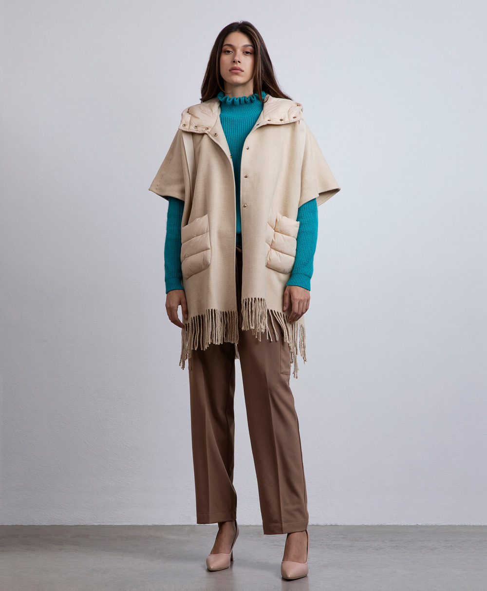 Markup Donna Giacche & Giubbotti Poncho in panno poncho